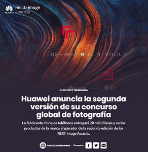 Concurso de Fotografía Next Image Awards HUAWEI