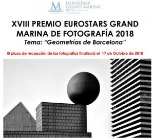Concurso de Fotografía Geometrías de Barcelona - El XVIII Premio Eurostars Grand Marina de Fotografía