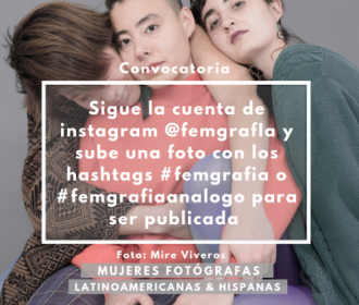 CONVOCATORIA «Femgrafía : Mujeres fotógrafas»