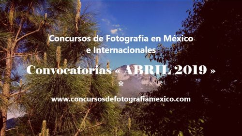 Concursos de Fotografía Abril 2019