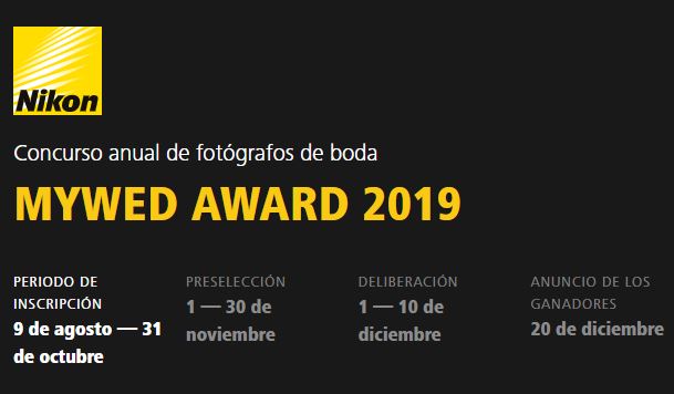 Concurso anual de fotógrafos de boda MYWED AWARD 2019