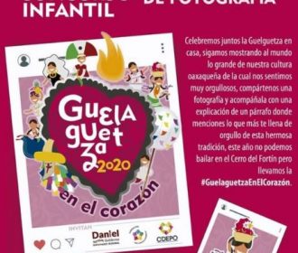 Concurso de Fotografía Infantil «Guelaguetza 2020 en el corazón»