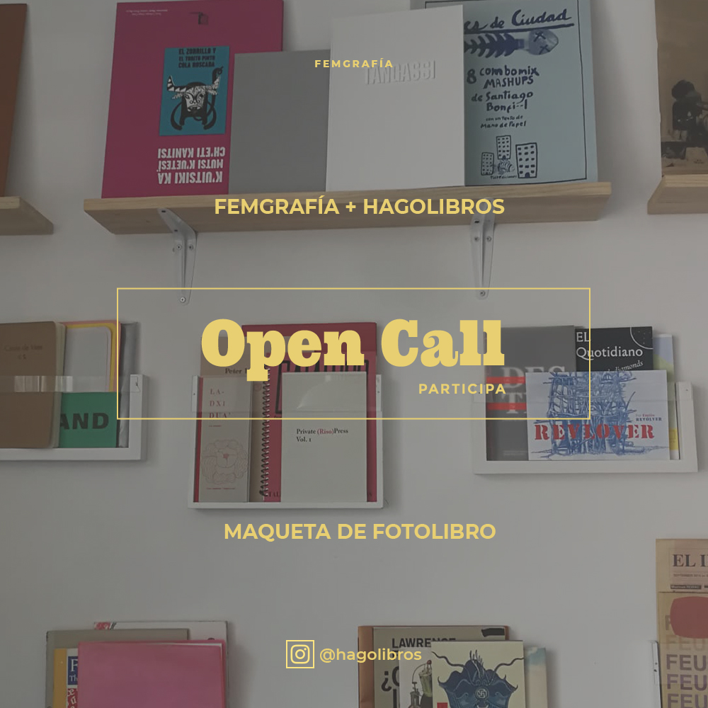 Femgrafía + Hagolibros convocatoria Maqueta de Fotolibro