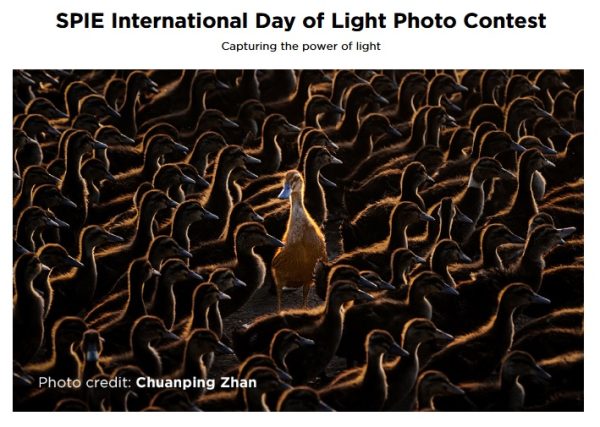 Concurso de fotografía del Día Internacional de la Luz SPIE 2025